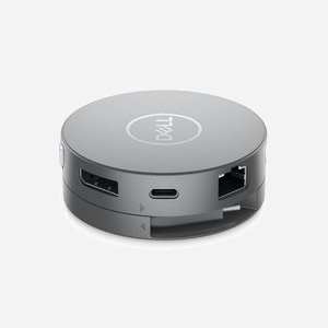 DELL Adaptateur Mobile USB-C DA310 : 2x USB-A, 1x USB-C (Power Delivery 90W), HDMI 2.0 (4K 60Hz), DisplayPort 1.4, VGA, RJ-45, Compatible Windows/macOS/Linux