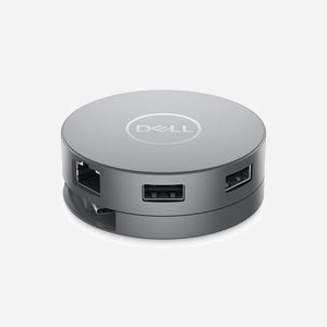 DELL Adaptateur Mobile USB-C DA310 : 2x USB-A, 1x USB-C (Power Delivery 90W), HDMI 2.0 (4K 60Hz), DisplayPort 1.4, VGA, RJ-45, Compatible Windows/macOS/Linux - Miniature 2