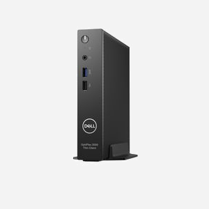 DELL OptiPlex 3000 - Intel Pentium Silver N6005 2 GHz, 8GB DDR4 2933MHz, 64GB eMMC, Intel UHD Graphics, Wi-Fi 6, Wyse ThinOS, Noir, 1.1kg - Miniature 2