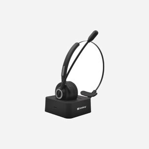 Casque Bluetooth Sandberg Office Headset Pro 126-06 Mono Circum-aural Portée 10m BT 5.2 Micro Boom Pliable Autonomie 14h Batterie 180mAh avec Base USB - Miniature 1