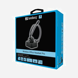 Casque Bluetooth Sandberg Office Headset Pro 126-06 Mono Circum-aural Portée 10m BT 5.2 Micro Boom Pliable Autonomie 14h Batterie 180mAh avec Base USB - Miniature 2