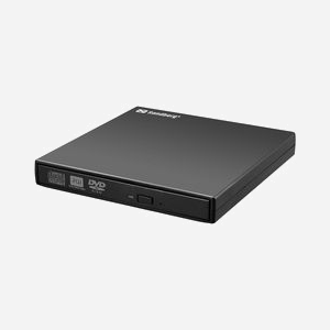 Sandberg Graveur DVD Super Multi USB 2.0 Mini, Lecture/Écriture CD/DVD, Noir, Compatibilité Windows/macOS, 135x138x18.8mm, 300g, Ref: 133-66
