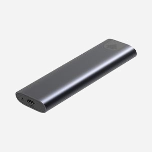 Sandberg 136-39 Boîtier Externe USB 3.2 Gen 2 pour SSD M.2 NVMe/SATA, USB-C, Jusqu'à 10Gbps, Compatible Windows/macOS, Noir, 2To Max. - Miniature 2