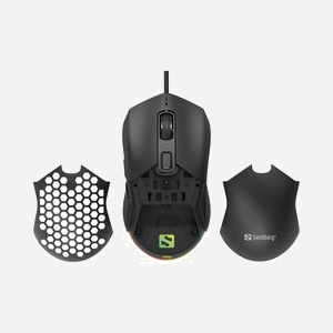 Sandberg 640-28 Souris Gamer Ambidextre 6 Boutons 12800 DPI USB Type-A, Rétroéclairage LED, Durabilité 3M Clics, Compatible Windows/macOS, 1.5m - Miniature 4