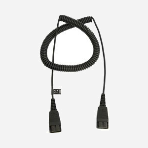 Câble audio Jabra 8730-009 QD-QD 0.5m Noir - Connecteurs QD Mâle Droit - Pays d'origine Chine - Code SH 85189000