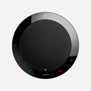 Jabra Speak 410 (7410-209) Speakerphone USB 2.0 Noir, microphone omnidirectionnel, Bluetooth HFP, prise casque 3.5mm, compatible Windows/macOS