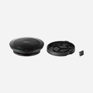 Support de speakerphone Jabra 14101-34 Sol Noir pour Speak 410/510, fixation adhésive haute résistance, dimensions colis 124x188x114mm, poids 50g, compatible PC
