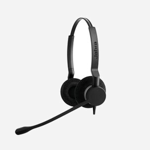 Jabra Biz 2300-QD Binaural Noir : Casque filaire USB/Bluetooth pour bureau et centre d'appels, 150-4500Hz, micro unidirectionnel antibruit - Miniature 2
