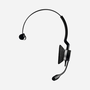 Jabra Biz 2300 USB UC Mono Casque Filaire Arceau Noir, Microphone Boom Anti-bruit, Connecteur USB Type-A, HP 150-6800Hz, 93dB, Câble 2.35m - Miniature 3