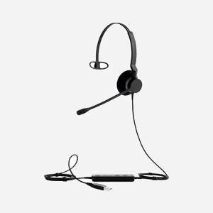 Jabra Biz 2300 USB UC Mono Casque Filaire Arceau Noir, Microphone Boom Anti-bruit, Connecteur USB Type-A, HP 150-6800Hz, 93dB, Câble 2.35m - Miniature 4