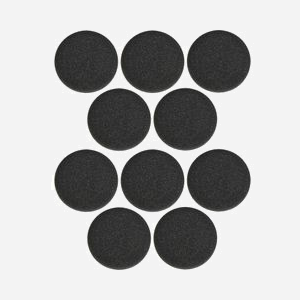 Jabra 14101-45 : Lot de 10 coussinets d'écouteur en mousse noire pour Jabra Evolve 20, 30, 40 et 65 - Dimensions colis : 160x225x10mm