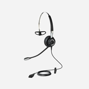 Jabra BIZ 2400 II QD Mono - Casque filaire monaural, bureau/centre d'appels, connecteur QD, microphone boom antibruit, Jabra PeakStop, noir/argent, 54g - Miniature 2