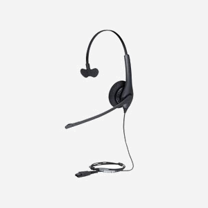 Jabra BIZ 1500 Mono QD Casque filaire, Arceau Supra-aural, Connectivité USB & Bluetooth, Micro unidirectionnel anti-bruit 1000-5000Hz, Impédance 300 Ohm