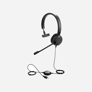 Jabra Evolve 30 Mono - Casque Filaire Arceau, Connectivité USB/Jack 3.5mm, Microphone Anti-Bruit, 150-7000Hz, PeakStop & SafeTone G616 - Miniature 4