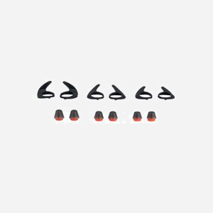 Jabra Evolve 75e - Kit d'Accessoires Oreillettes 14101-69 : EarGels & EarWings (S/M/L) - Noir/Rouge - Bluetooth - 3 pièces - Miniature 1