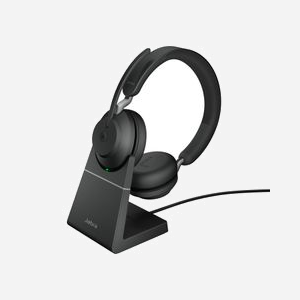 Jabra 26599-999-889 Casque Binaural Sans Fil Bluetooth 5.0 USB-C, Portée 30m, Autonomie 24h, Suppression de Bruit, Certifié MS Teams
