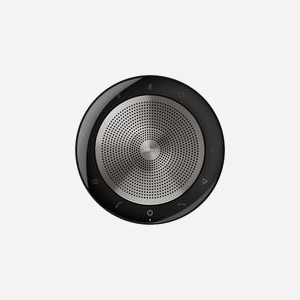 Jabra Speak 750 (7700-409) Haut-parleur USB/Bluetooth Noir/Argent, Full Duplex, Portée 30m, Autonomie 11h, Adaptateur Bluetooth Jabra Link 370