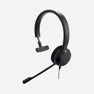 Jabra Evolve 20 SE MS Mono Casque Filaire USB-C, Arceau, Bureau/Centre d'appels, Microphone à Suppression de Bruit, PeakStop & SafeTone, Noir