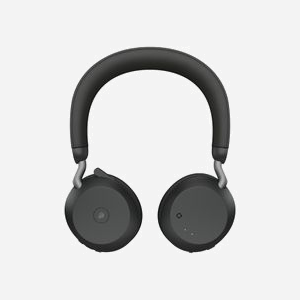 Jabra Evolve2 75 Noir : Casque sans fil Bluetooth 5.2 binaural, portée 30m, ANC, 8 micros, autonomie 36h, USB-C, compatible Jabra Sound+/Direct/Xpress - Miniature 4
