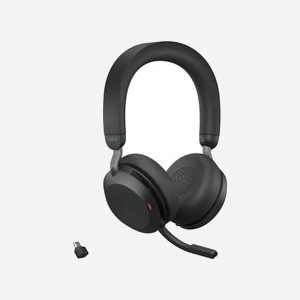 Jabra Evolve2 75 Casque Binaural Arceau Noir USB Type-C & Bluetooth 5.2, Portée 30m, Autonomie 36h, ANC, 8 Microphones MEMS - Miniature 3