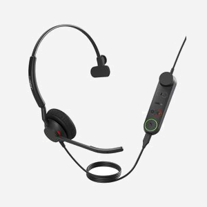 Jabra Engage 50 II - Casque Monophonique Filaire USB-C Noir - Réponse 50-20000Hz (Musique) 100-14000Hz (Conversation) - 3 Microphones MEMS