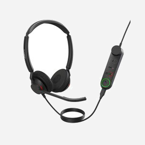 Jabra Engage 50 II - Casque Binaural USB-C, Arceau, Noir, Triple Micro, Réponse 50-20000Hz (Musique) / 100-14000Hz (Conversation)