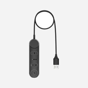 Adaptateur de Commande Jabra 50-2219 pour Casque Engage 50 II, Connecteur USB Type-A, Noir, Compatibilité Jabra - Miniature 1