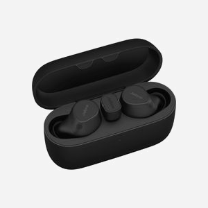 Jabra 20797-989-889 Écouteurs True Wireless Stereo (TWS) Bluetooth 5.2 Noir, IP57, ANC, 6 Microphones, Autonomie 10h (33h avec boîtier), Recharge sans fil Qi