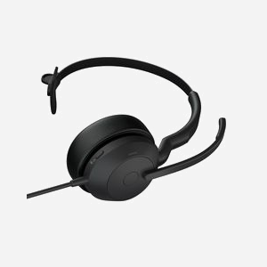 Jabra 25089-889-899 Casque filaire monaural USB-C pour Bureau/Centre d'appels, réponse 20-20000Hz, micro boom réduction de bruit active, câble 1.7m, 99g - Miniature 3