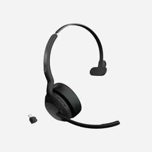 Jabra 25599-889-899 Casque sans Fil Bluetooth 5.2 Mono pour Bureau/Centre d'appels, Portée 30m, Autonomie 18h, Suppression de Bruit Active, UC optimisé