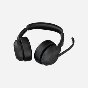 Jabra 25599-989-889 Casque Arceau Binaural Bluetooth 5.2 & Filaire USB-C, Portée 30m, ANC, Micro 4 MEMS, Autonomie 18h, Noir - Miniature 4