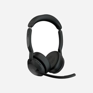 Jabra 25599-999-889 Casque Arceau Binaural Bluetooth 5.2 & Filaire USB-C, Portée 30m, Autonomie 18h, ANC, Compatible Microsoft Teams - Miniature 2