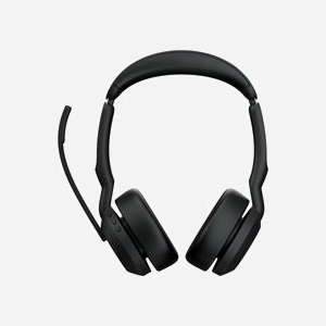 Jabra 25599-999-989 Casque Arceau Binaural Bluetooth 5.2 Bureau/Centre d'appels, Portée 30m, ANC, Micro Boom, Autonomie 18h, Socle de Charge - Miniature 3
