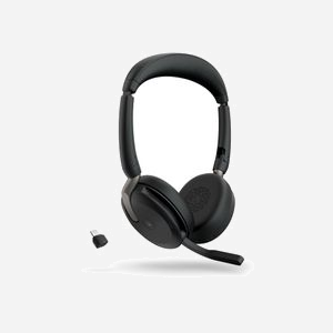 Jabra Evolve2 65 Flex 26699-999-899 Casque Binaural Bluetooth 5.2 Filaire/Sans Fil, ANC Hybride, Portée 30m, Autonomie 32h, USB-C, Noir - Miniature 4