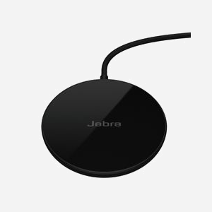 Jabra 14207-92 Chargeur Induction Qi USB-A Noir pour Casque Jabra Evolve2 Buds, Elite 5 Connect 5t, Elite 7/7 Pro/85t/75t/Active 75t