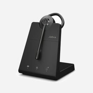Jabra Engage 45 SE Casque sans fil DECT Noir, portée 100m, Bluetooth, autonomie 9h, microphone unidirectionnel, protections Jabra PeakStop et Safetone 2.0, 21g