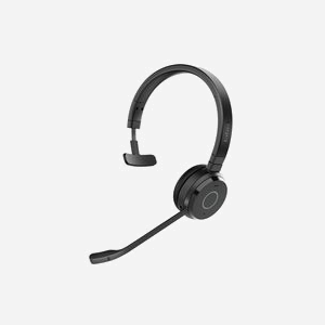 Jabra Evolve2 65 TE Casque Mono Bluetooth 5.2 & USB-A, Portée 30m, Autonomie 16h, Réduction de bruit passive, Busylight, Compatible Microsoft Teams - Miniature 1
