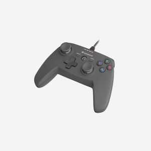 GENESIS P58 Manette de Jeu USB Noire pour PC et Playstation 3, Technologie Analogique, 12 Boutons Programmables, Vibration, Câble 1.8m, Compatible Windows - Miniature 2