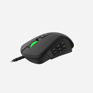 GENESIS Xenon 770 Souris Gaming USB Type-A Optique 10200 DPI Pixart PAW3327 14 Boutons Programmables 1000Hz Droitier Noir - Miniature 5