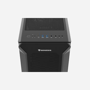 GENESIS Irid 505F - Boîtier PC Midi Tower Noir - Acier/Verre trempé - ATX/microATX/Mini-ITX - 3x120mm avant, 1x120mm arrière, 2x120mm top - Radiateurs 360/280/240/140/120mm - Miniature 2
