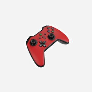 GENESIS Mangan 400 Rouge - Manette de jeu sans fil Bluetooth/USB Type-C pour Android, macOS, iOS, Nintendo Switch, PC - Batterie 1000mAh, 19 boutons programmables - Miniature 2