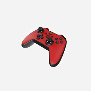 GENESIS Mangan 400 Rouge - Manette de jeu sans fil Bluetooth/USB Type-C pour Android, macOS, iOS, Nintendo Switch, PC - Batterie 1000mAh, 19 boutons programmables - Miniature 3