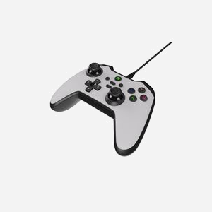 GENESIS Mangan 300 Blanc - Manette de Jeu USB Analogique/Numérique - Android, Nintendo Switch, PC - USB Type-C - 19 Boutons Programmables - Rétroéclairage LED - Miniature 4