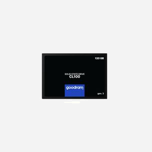 Goodram SSD CL100 Gen.3 120 Go 2.5" SATA III 6Gb/s 3D NAND Lecture 500Mo/s Écriture 360Mo/s TBW 90 Pour PC et Ordinateur Portable - Miniature 2