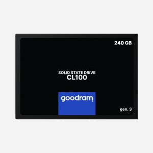 Goodram CL100 gen.3 240 Go SSD 2.5" SATA III 3D NAND, Lecture 520 Mo/s, Ecriture 400 Mo/s, TBW 180, Température 0-70°C, SSDPR-CL100-240-G3 - Miniature 1