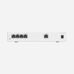 HUAWEI eKit S380-L4T1T : Switch Gigabit Ethernet Géré 4 ports RJ-45 10/100/1000, 8 Gbit/s, 2000 MAC, 1U, VLAN, DHCP, QoS, Montage en rack - Miniature 1