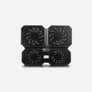 DeepCool MULTI CORE X6 - Refroidisseur pour ordinateur portable jusqu'à 15.6" - 4 ventilateurs 1000-1300 RPM - 24dB - 2 ports USB 2.0 - 380x295x24mm - Miniature 2