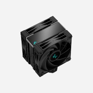 DeepCool AK400 ZERO DARK PLUS Refroidisseur d'air CPU - 12cm, 500-1650RPM, 59.46CFM, 1.62mmH2O, FDB, 4 caloducs, Socket LGA1700/AM5 Noir - Miniature 2