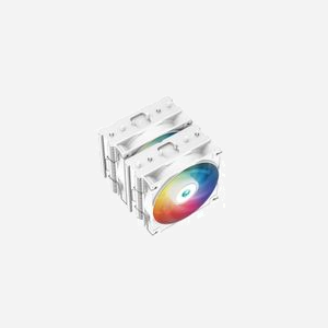 DeepCool AG620 WH ARGB - Refroidisseur d'air CPU - 12cm - 300-1850 tr/min - PWM - 6 Caloducs - TDP 260W - Socket LGA1700/AM5 - Blanc - Miniature 3