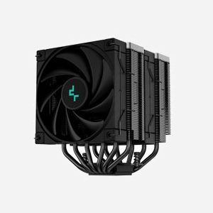 DeepCool AK620 ZERO DARK - Refroidisseur d'air CPU, 2x120mm, 500-1850 RPM, 28dBA, 68.99CFM, 2.19mmH2O, TDP 260W, Socket Intel/AMD - Miniature 2